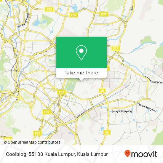 Coolblog, 55100 Kuala Lumpur map