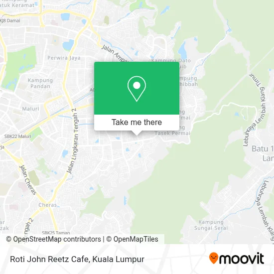 Roti John Reetz Cafe map