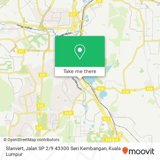Slanvert, Jalan SP 2 / 9 43300 Seri Kembangan map