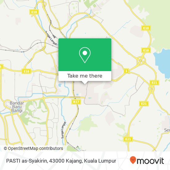 PASTI as-Syakirin, 43000 Kajang map