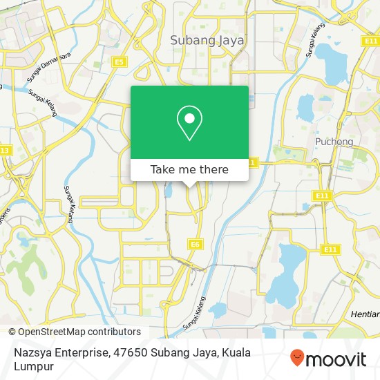 Nazsya Enterprise, 47650 Subang Jaya map