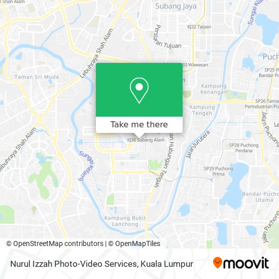 Nurul Izzah Photo-Video Services map