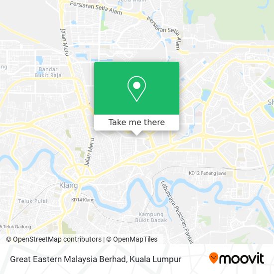 Great Eastern Malaysia Berhad map