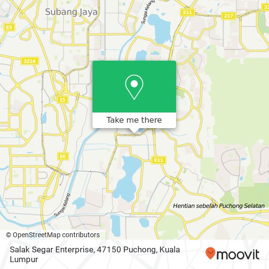 Salak Segar Enterprise, 47150 Puchong map