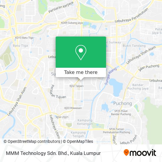MMM Technology Sdn. Bhd. map