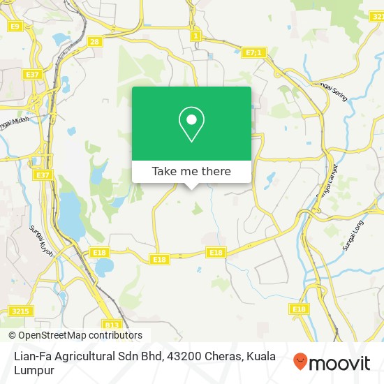 Peta Lian-Fa Agricultural Sdn Bhd, 43200 Cheras