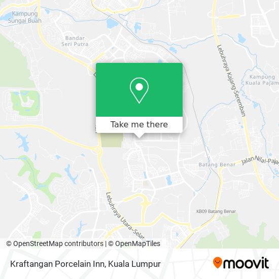 Kraftangan Porcelain Inn map