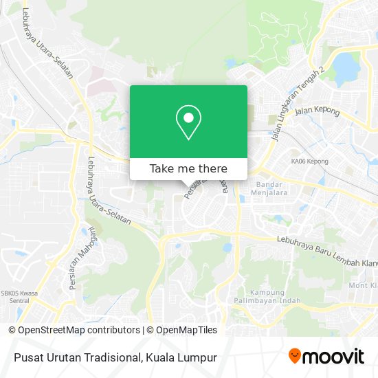 Pusat Urutan Tradisional map