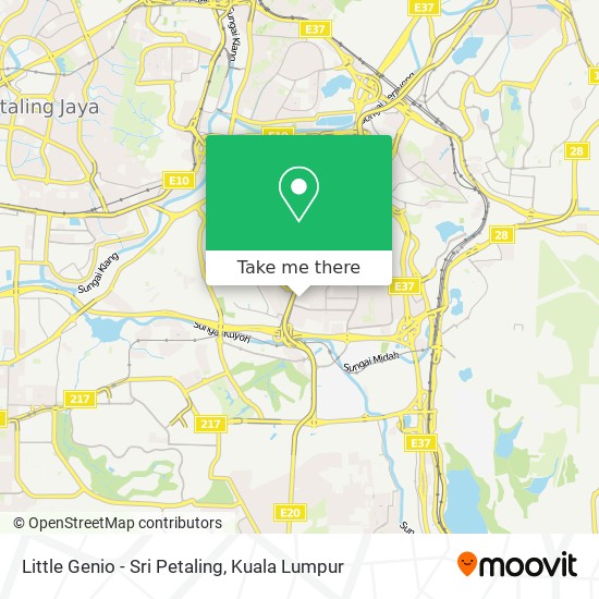 Little Genio - Sri Petaling map