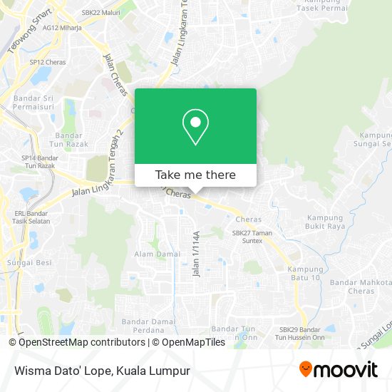 Wisma Dato' Lope map