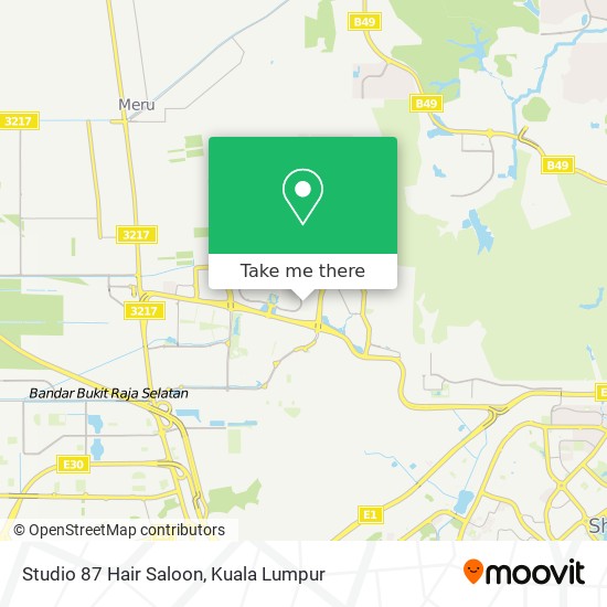 Studio 87 Hair Saloon map