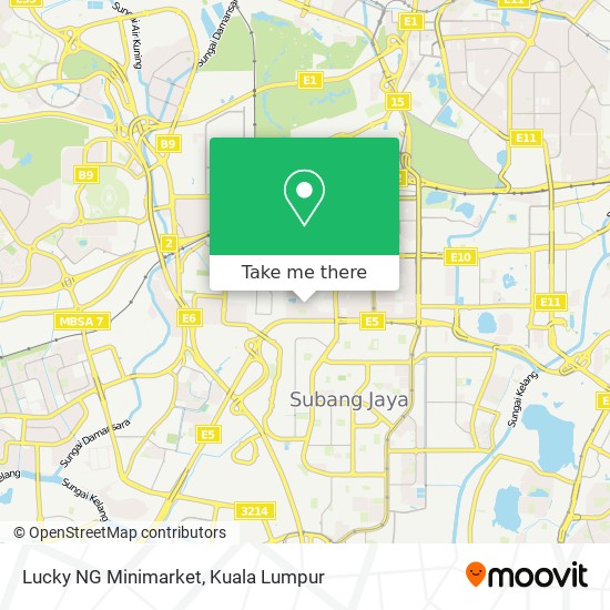 Lucky NG Minimarket map