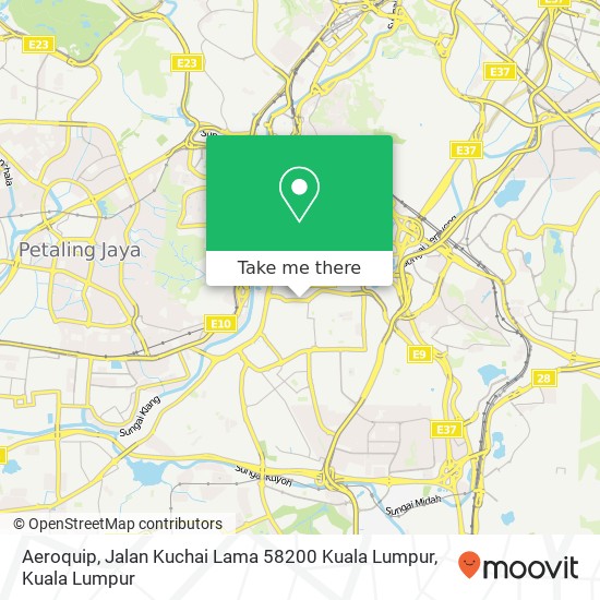 Aeroquip, Jalan Kuchai Lama 58200 Kuala Lumpur map