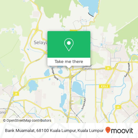 Bank Muamalat, 68100 Kuala Lumpur map