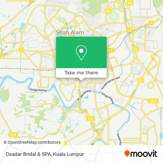 Dsadar Bridal & SPA map