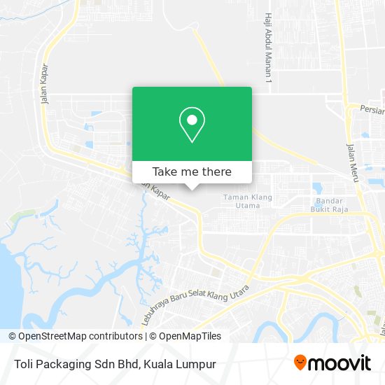 Toli Packaging Sdn Bhd map