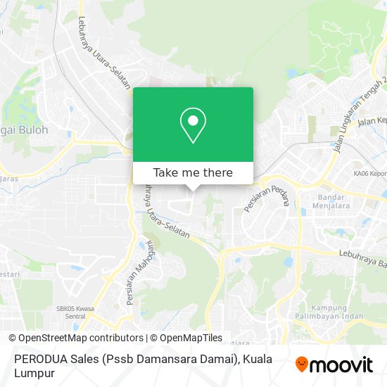 Peta PERODUA Sales (Pssb Damansara Damai)