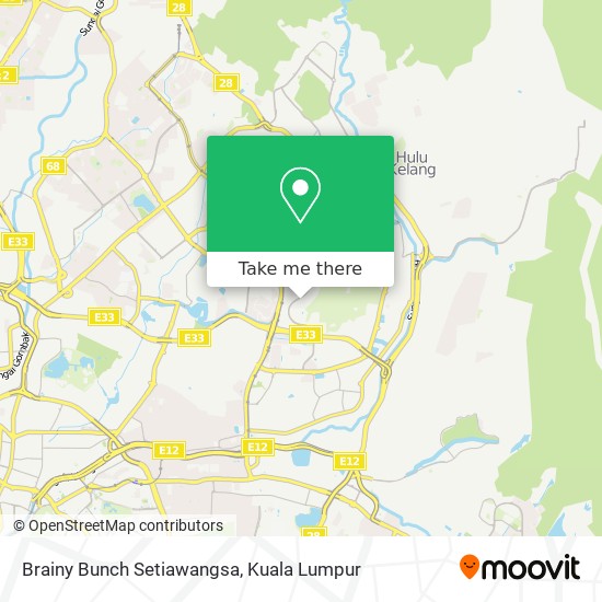 Brainy Bunch Setiawangsa map