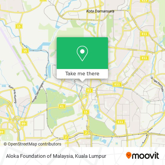 Aloka Foundation of Malaysia map