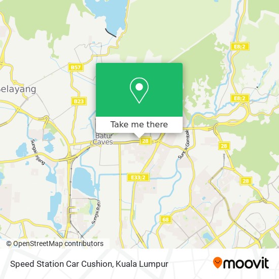 Speed Station Car Cushion map