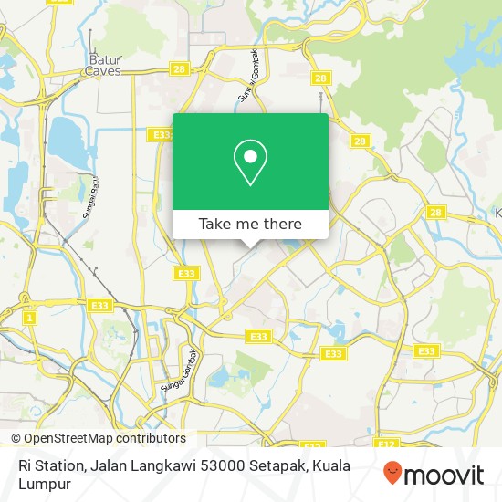 Ri Station, Jalan Langkawi 53000 Setapak map