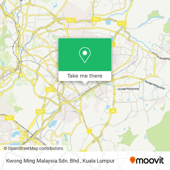 Kwong Ming Malaysia Sdn. Bhd. map