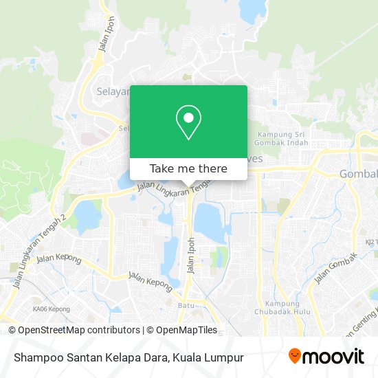 Shampoo Santan Kelapa Dara map