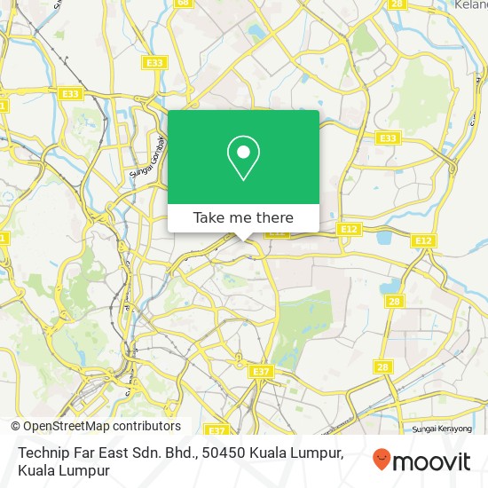 Technip Far East Sdn. Bhd., 50450 Kuala Lumpur map