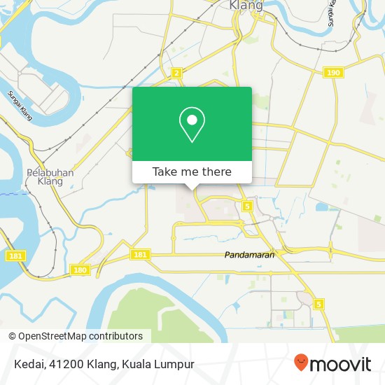 Kedai, 41200 Klang map