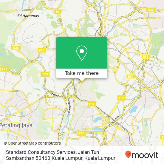 Standard Consultancy Services, Jalan Tun Sambanthan 50460 Kuala Lumpur map