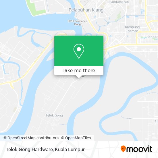 Telok Gong Hardware map
