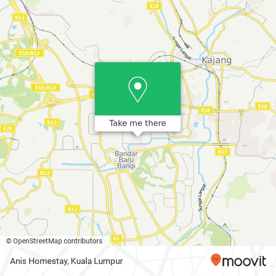 Anis Homestay map
