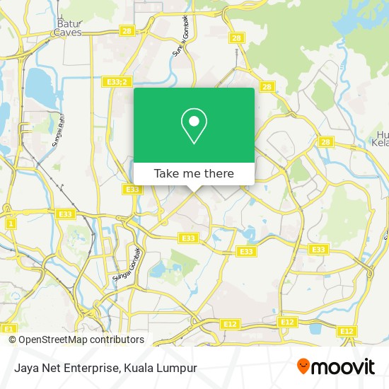 Jaya Net Enterprise map