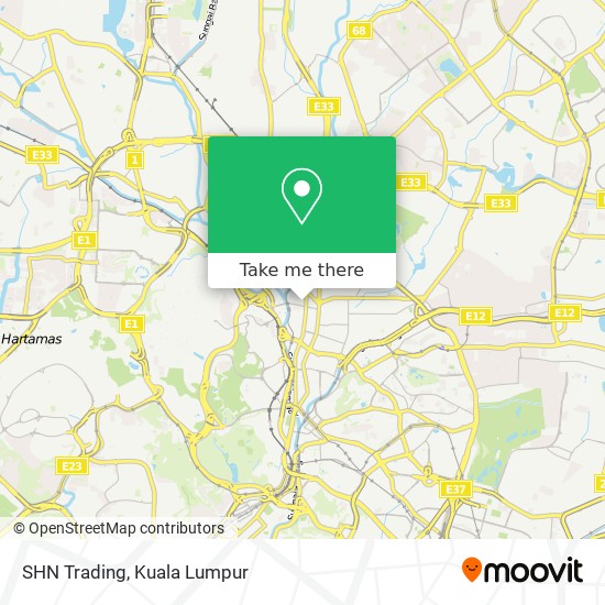 SHN Trading map