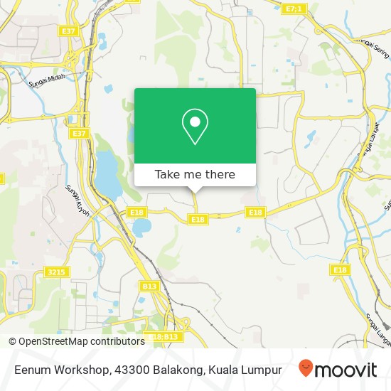 Eenum Workshop, 43300 Balakong map
