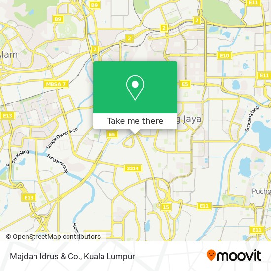 Majdah Idrus & Co. map