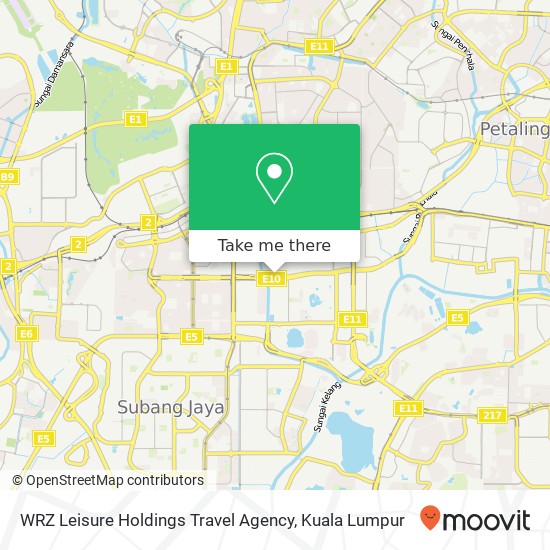 WRZ Leisure Holdings Travel Agency map