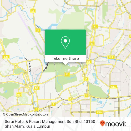 Serai Hotel & Resort Management Sdn Bhd, 40150 Shah Alam map