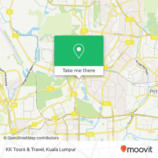 KK Tours & Travel map