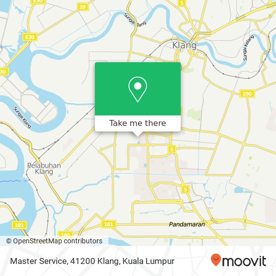 Peta Master Service, 41200 Klang