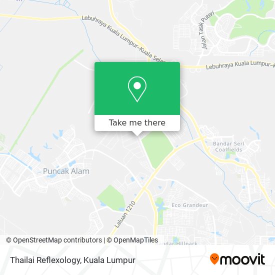 Thailai Reflexology map