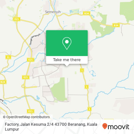 Peta Factory, Jalan Kesuma 2 / 4 43700 Beranang