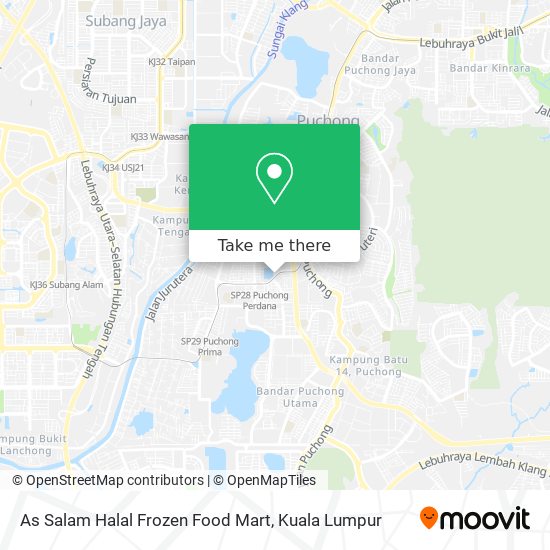 As Salam Halal Frozen Food Mart map