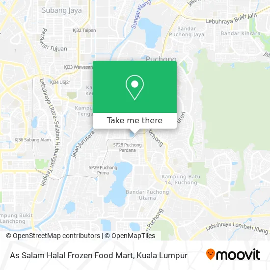 As Salam Halal Frozen Food Mart map