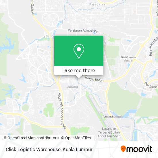 Peta Click Logistic Warehouse