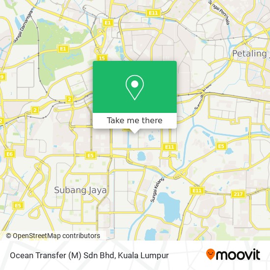 Ocean Transfer (M) Sdn Bhd map