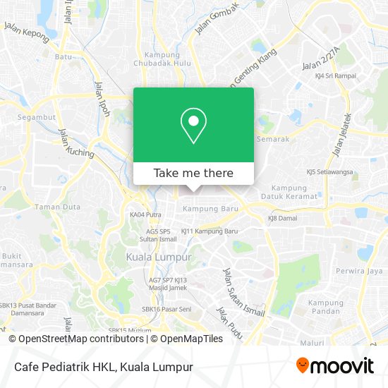 Cafe Pediatrik HKL map