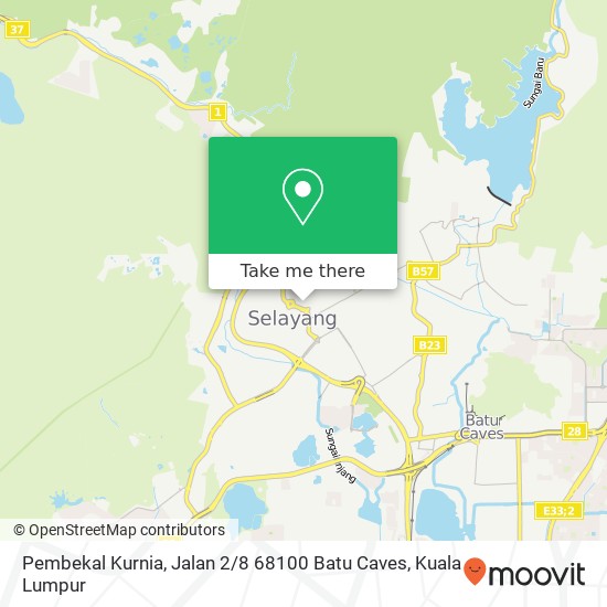 Peta Pembekal Kurnia, Jalan 2 / 8 68100 Batu Caves