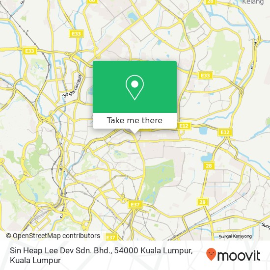 Sin Heap Lee Dev Sdn. Bhd., 54000 Kuala Lumpur map