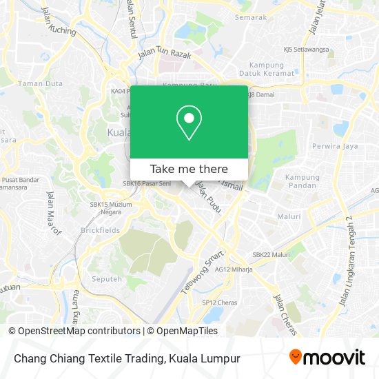 Chang Chiang Textile Trading map